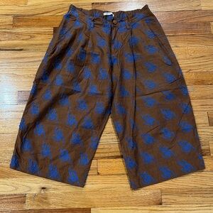 unique vintage Pleats Please by Issey Miyake cropped pants